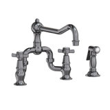 Fairfield Kitchen Bridge Faucet with Side Spray