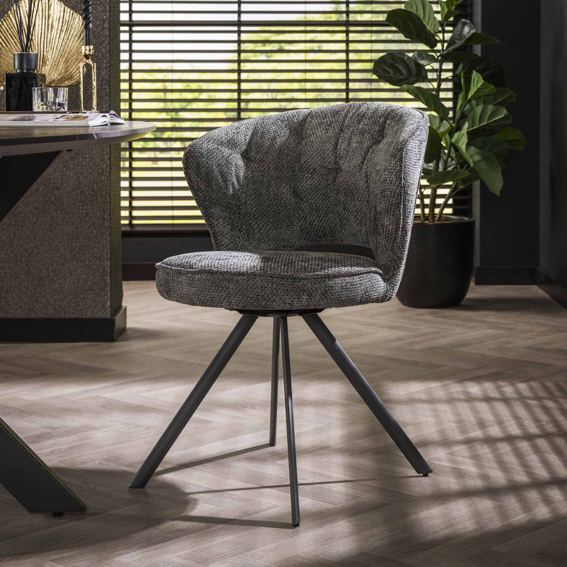 Adamas Upholstered Chair, Anthracite