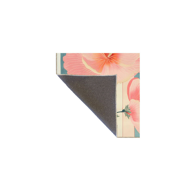 Tapis rose lavable à la machine Paris, Tapis de couloir 3 pi 3 po x 9 pi 10 po