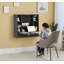 Bureau mural avec tablettes de rangement, bureau flottant