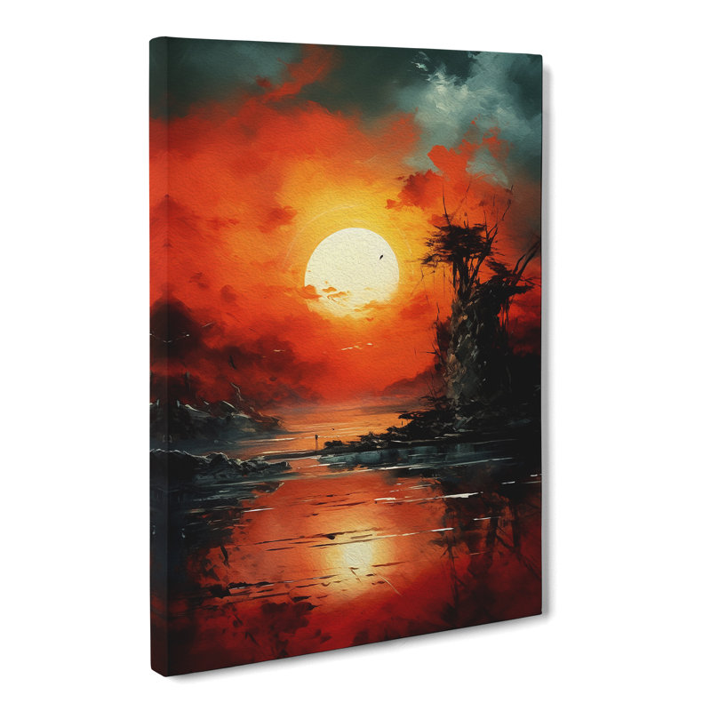 Sunset Action No.2 - Wrapped Canvas