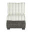 Fauteuil de chambre modulaire rustique tissé - gris ardoise-600847099-600847749-607864366