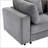 105'' 3 Seater Sofa With Removable Back Cushions And 5 Pillows
