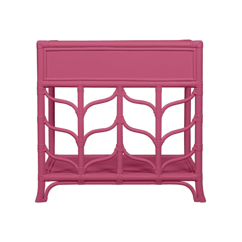 Ivy 1 - Drawer Nightstand, Hot Pink