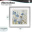 «Peace in the Blue Garden», reproduction sous verre encadrée, design par Lanie Loreth-766274960-766274973