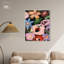 Art de fleurs maximales colorées sur toile Sunshine-104334892-104334895