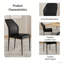 Ensemble de table de salle à manger 7 pièces avec 6 chaises modernes-2140602352-1901003323