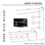Amathiste Unfinished Desk for TVs up to 75"
