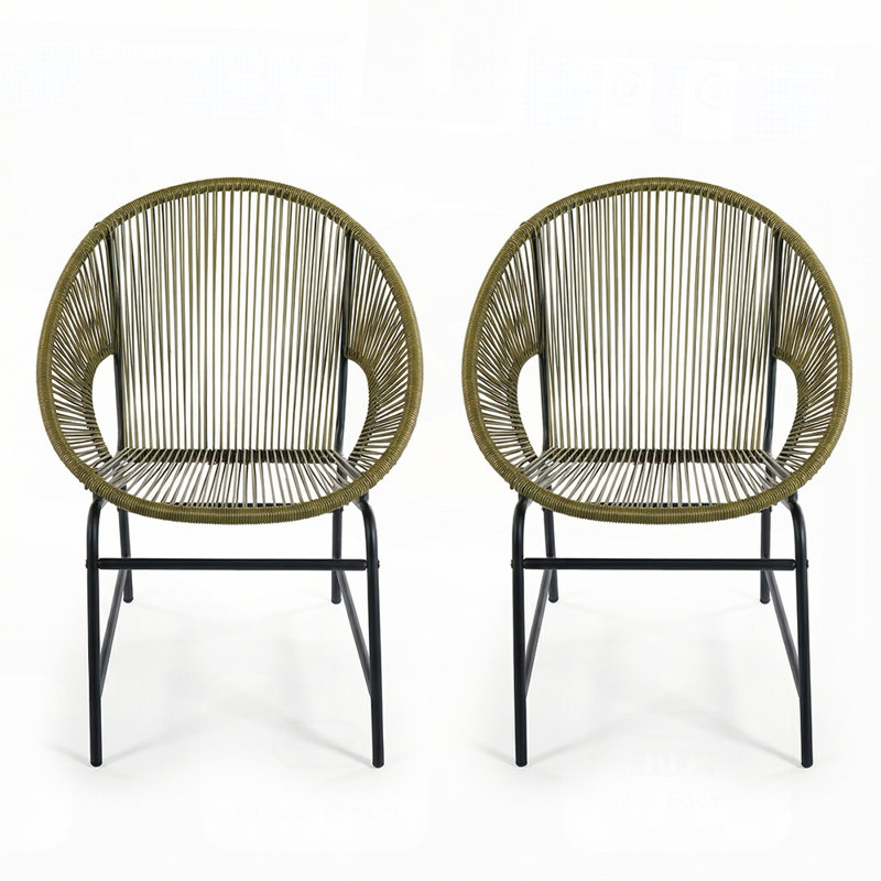 Ensemble de chaises d'extérieur NUSA, Vert