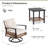 Wicker Swivel Patio Chair with Cushions -1999852672