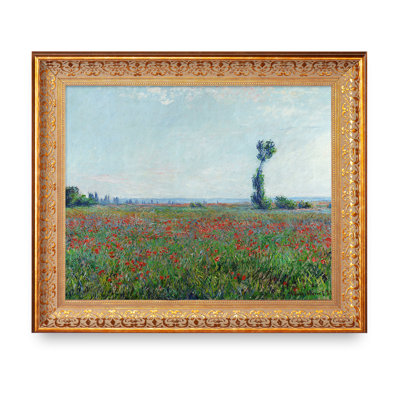 «Champ de coquelicots» par Claude Monet, reproductions d'art classique sur toile, estampe numérique sur toile, art mural pour la décoration intérieure