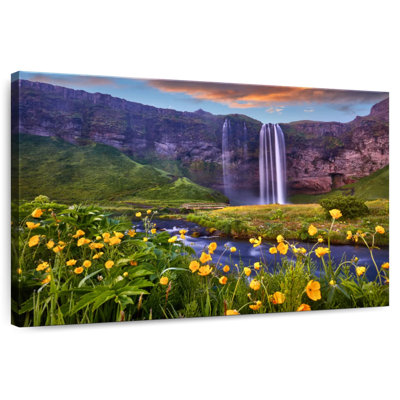 Alvord Seljalandsfoss Waterfall Landscape