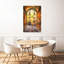 «Vibrant European Courtyard», art mural rétro-129478358