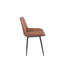 Mariners 52cm H Genuine Leather Upholstered Metal Upholstered Back Side Chair-228069379