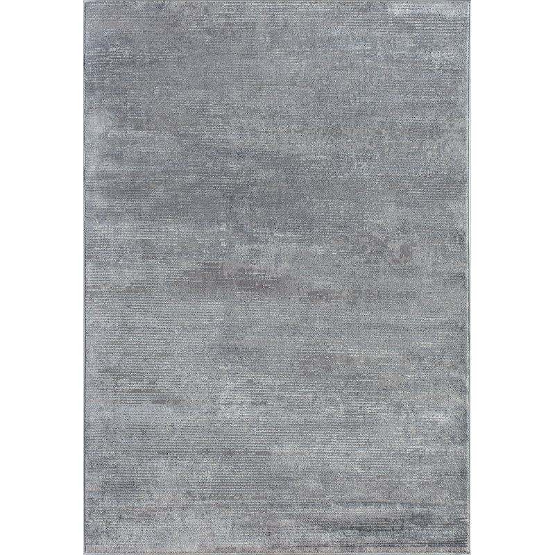 Tapis gris Elliana, Rectangle 8 pi x 10 pi