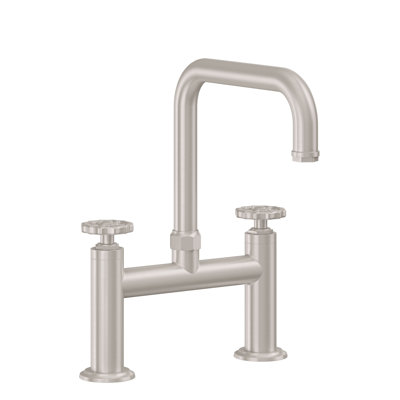 Bridge Kitchen Faucet With Sidespray - Quad Spout
