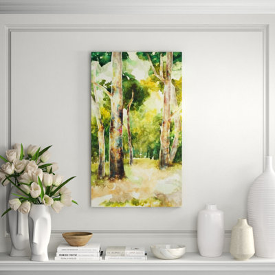 Wood Garden Painting by Sara Brown