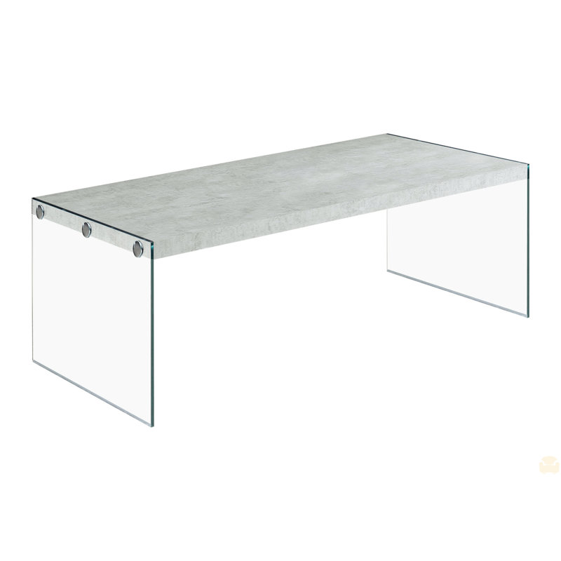 Table basse, décor, cocktail, rectangulaire, Gris