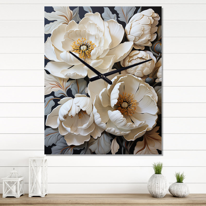 Ingebritt - Horloge murale tulipes, Petit