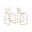 Tabouret de bar et de comptoir en cuir Kodina Nia-317566532-291027379-317566529
