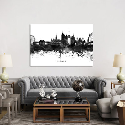 Vienna Skyline by WallDecorAddict - Wrapped Canvas Gallery-Wrapped Canvas Giclée