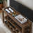 Solid Wood Shoe Bench,wood Storage Rack Organizer With High Rebound Sponge Cushion And Hidden Storage-35000931