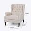 Fauteuil bergère inclinable manuel de 37,5 po Mattice-1259629026