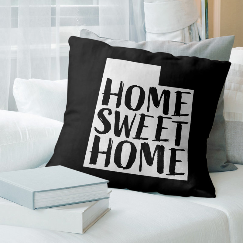 Housse de coussin connecticut home, 26 po x 26 po, Utah, bleu