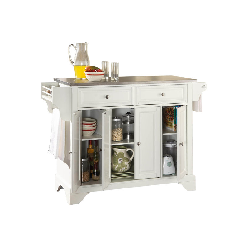 Haslingden Kitchen Island, White