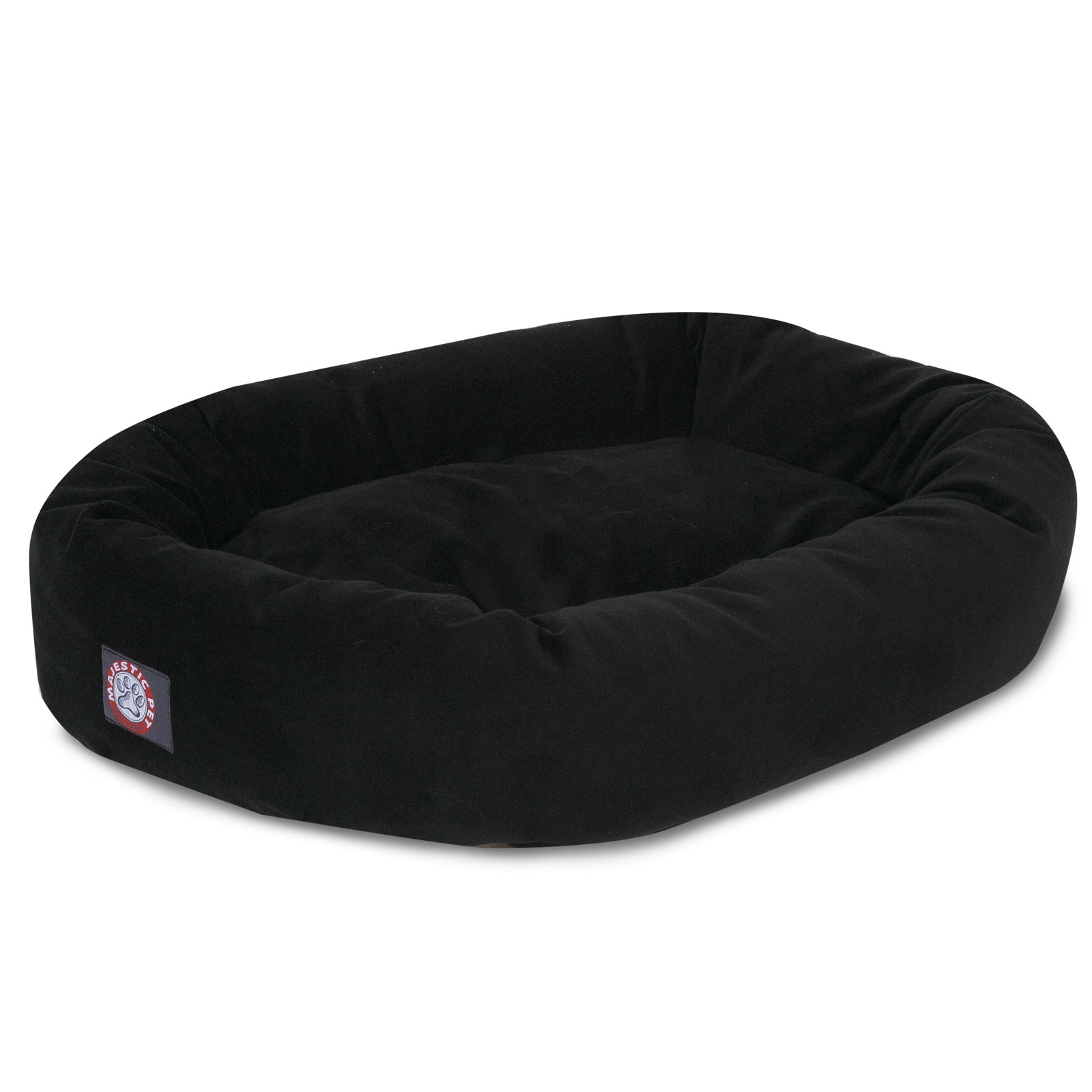 Pet Bed, Black, Medium (18" W x 32" D x 8" H)