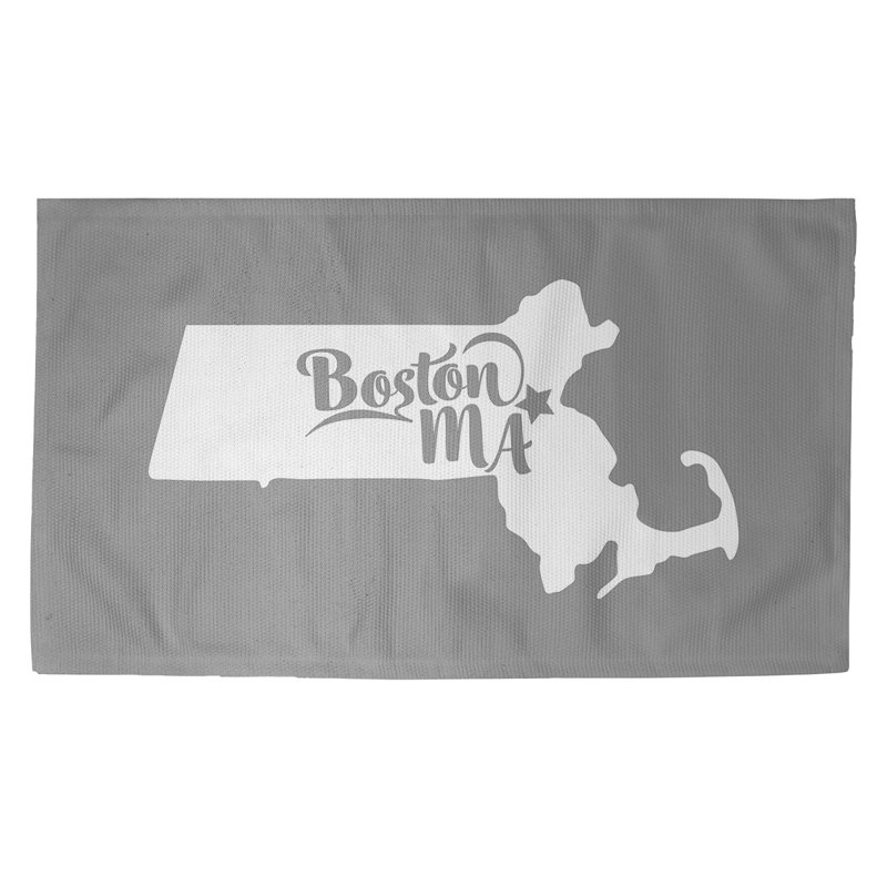 Tapis zone grise boston massachusetts, Rectangle 2 pi x 3 pi, Oui