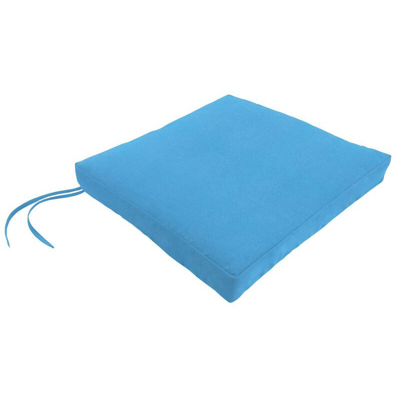 Sunbrella Dining Chair Cushion, 2.5" H x 19" W x 18" D, Canvas Capri Sunbrella® Canvas