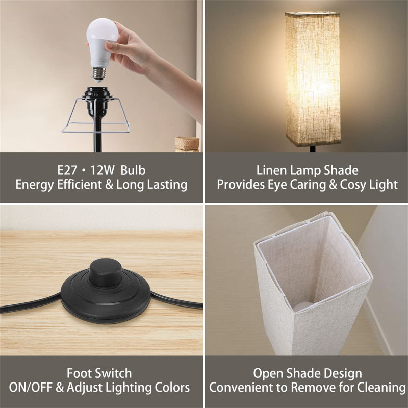 Darlo 85cm Column Floor Lamp