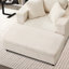 Chaise longue avec repose-pieds de rangement amovible-822829694