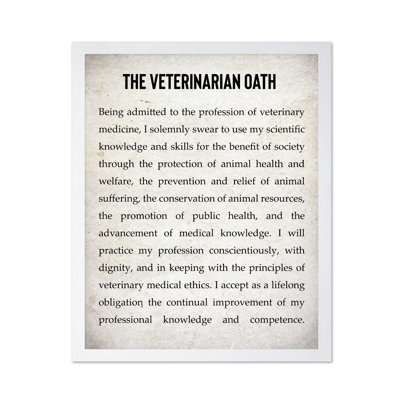 The Veterinarian Oath