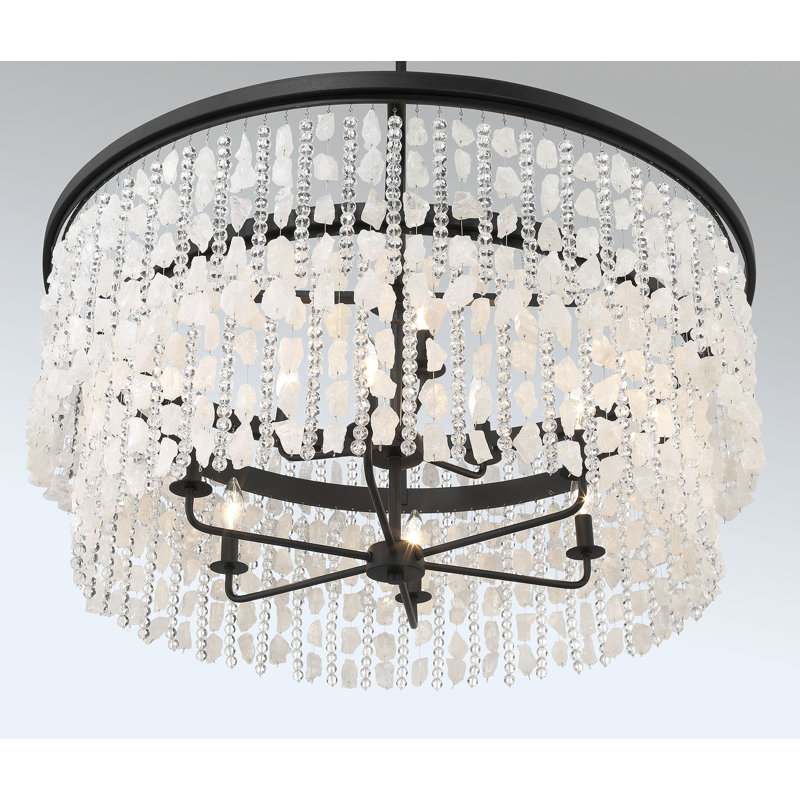 Shimmering Elegance 9 - Light Metal Chandelier