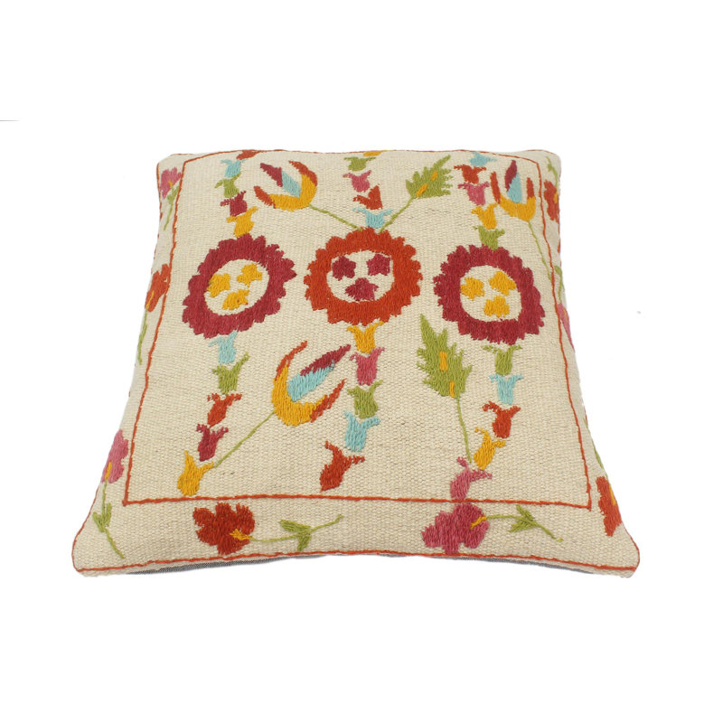 Coussin rustique Kilim Suzani
