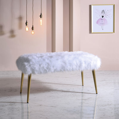 Banc avec pieds droits