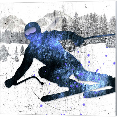 «Extreme Skier» par Lightboxjournal, art sur toile (ensemble de 2)