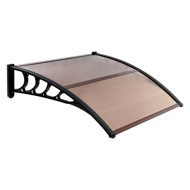 Winado 39.8'' W x 9.8'' D Brown Cover Retractable Window Awning