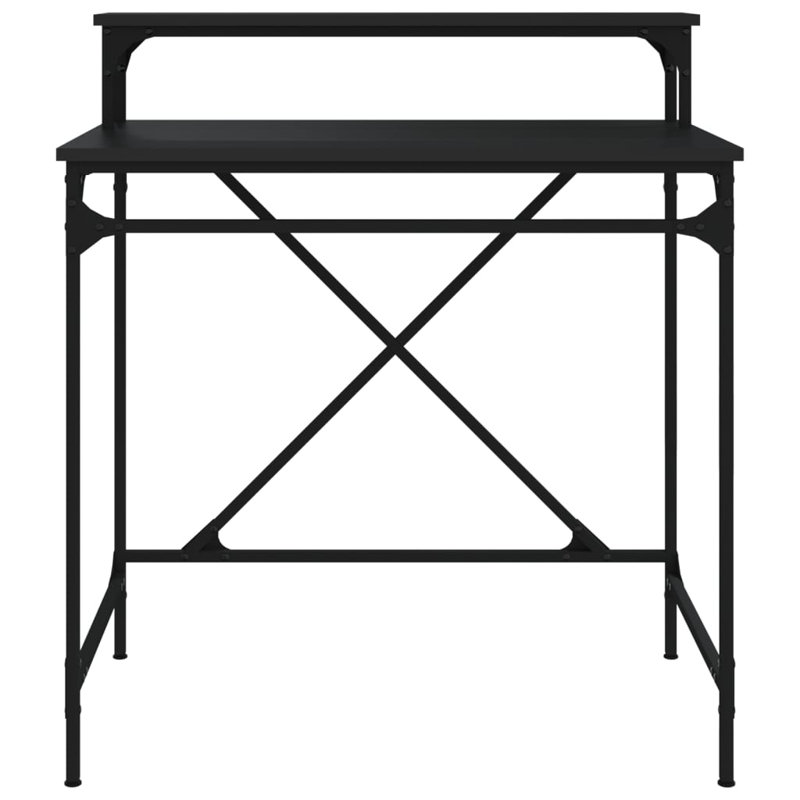 Annemore Metal Base Computer Desk, Black