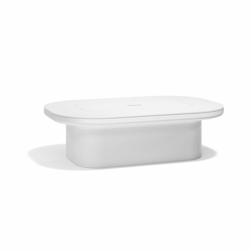  Table basse avec rangement Luna, Blanc