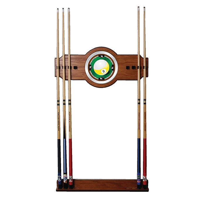 Ensemble de 2 tablettes murales en bois et miroir 2 pièces nine ball