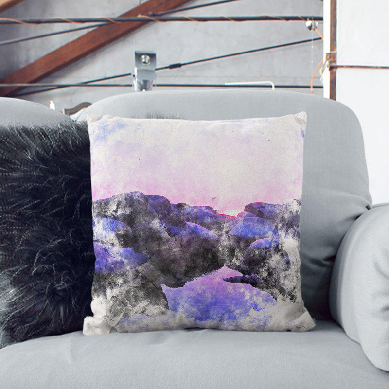 Square Throw Cushion, 55cm H x 55cm W x 20cm D
