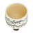 S/2 Ceramic 6/8" Scribble Footed Planter