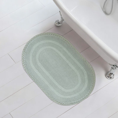 Laura Ashley Camilla Crochet Border Bath Rug