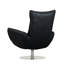 36.05 In. Deep Genuine Leather Lounge Chair Top Grain With Construction
