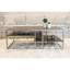 Ensemble de 3 tables basses et 2 tables de bout en bois