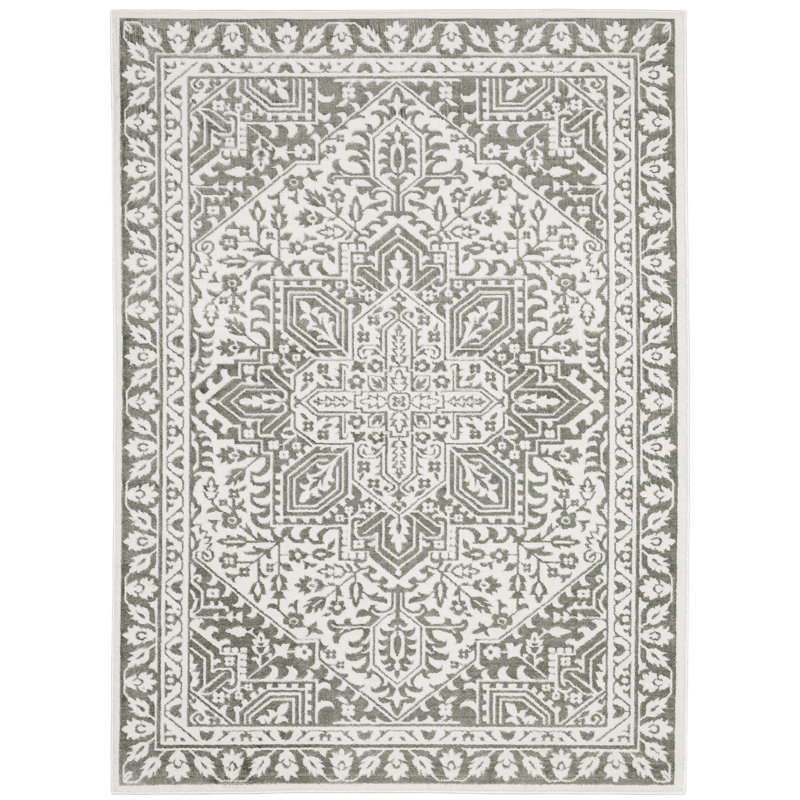 Oriental Indoor Rug, Rectangle 5'3" x 7'6"