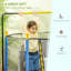 Trampoline pour enfants 4,6 pi avec panier de basketball-121260211